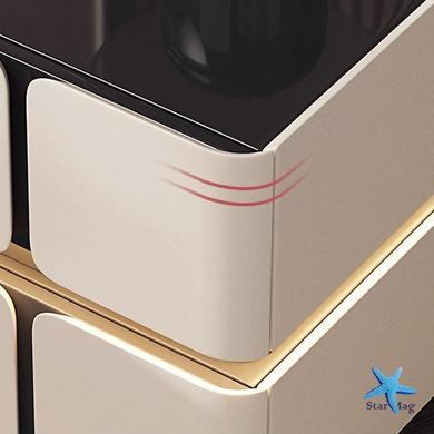 Прикроватная LED-тумба SZXF01 с USB беспроводной зарядкой и Bluetooth ∙ Тумбочка SZXF01 для спальни
