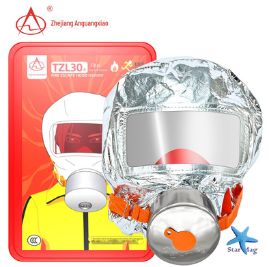 Екстрений захисний протигаз TZL-30 для дітей та дорослих ∙ Протигаз Fire Mask TZL-30