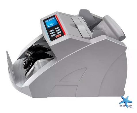 Счётная машинка MG-2089 белая &bull; Счётчик банкнот Bill Counter 2089 UV/MG с детектором валют, фасовкой и выносным дисплеем