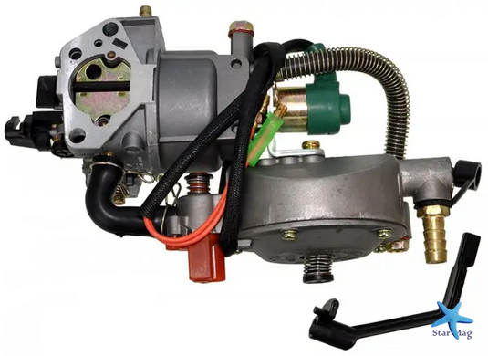 Карбюратор генератора 5,5-8,5 кВт с газовым редуктором &middot; Карбюратор и редуктор для генераторов газ/бензин