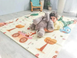 Дитячий розвиваючий складний термокилимок 200*180 см Folding baby mat Ігровий килимок для дітей (Сова)