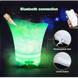 Світлове відро для льоду Bucket Light з Bluetooth &bull; LED відро для напоїв, бару, вечірки, пікніка та сервірування