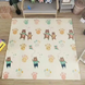 Дитячий розвиваючий складний термокилимок 200*180 см Folding baby mat Ігровий килимок для дітей (Сова)