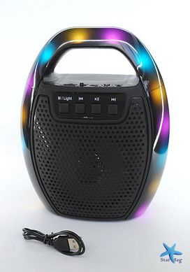 Портативная Bluetooth колонка в виде чемоданчика ESS-109B ∙ USB ∙ SD ∙ Bluetooth ∙ FM ∙ LED дисплей ∙ Cветомузыка