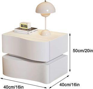 Прикроватная LED-тумба MBXFO1 с сенсорной подсветкой и экокожей ∙ Тумбочка MBXFO1 для дома