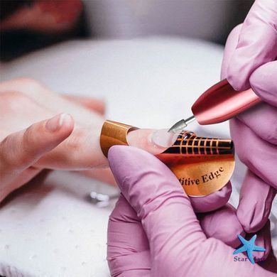 Фрезер для маникюра и педикюра Flawless Salon Nails красный &bull; Портативная машинка для ногтей с насадками для домашнего ухода