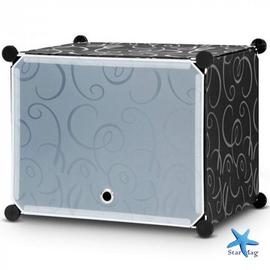 Складна шафа Storage Cube Cabinet MP 39-61 Пластикова шафа - органайзер для речей, 110х110х35 см