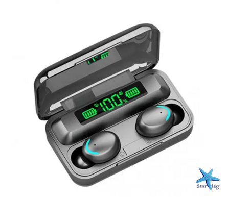 Бездротові сенсорні навушники із цифровим зарядним кейсом TWS BTH-F9-5 Bluetooth блютуз гарнітура