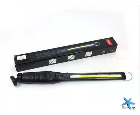 Ліхтар BAILONG BL-821 COB з магнітом &bull; Акумуляторний світлодіодний ліхтарик з USB-заряджанням, кліпсою та широким боковим світлом