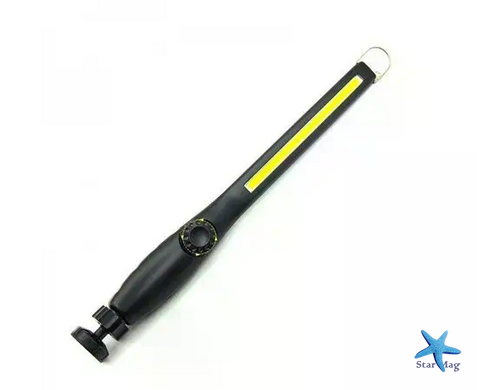 Ліхтар BAILONG BL-821 COB з магнітом &bull; Акумуляторний світлодіодний ліхтарик з USB-заряджанням, кліпсою та широким боковим світлом