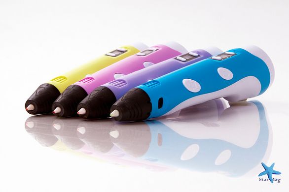 3D ручка для дітей з дисплеєм 3D Pen-2 Дитячий набір для творчості 3д