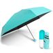 Мини зонт капсула | компактный зонтик в футляре голубой PR4