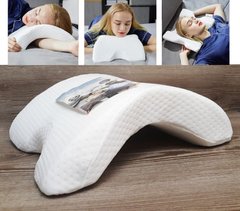 Ортопедическая подушка Pressure Free Memory Pillow с комфортным эффектом памяти PR3