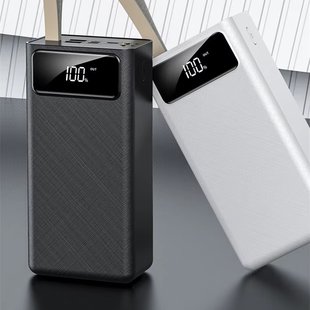 Зовнішній акумулятор K-320 30000 mAh з дисплеєм та ремінцем · Power Bank Повербанк Павербанк