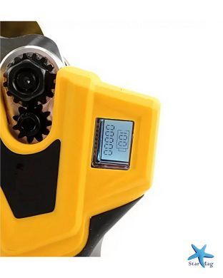 Набір акумуляторної пили та секатора KAR51 36V з висоторізом жовтий &bull; Садовий комплект KAR51 з міні-пилою, секатором, телескопічною штангою та 2 АКБ для обрізання дерев