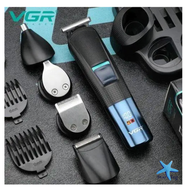 Профессиональный триммер для стрижки VGR V-108 10 в 1 ∙ Набор для стрижки VGR V-108 волос