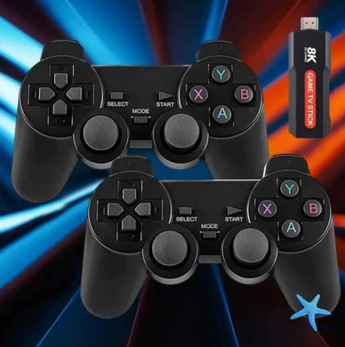 Игровая консоль X9 64GB два беспроводных джойстика ∙ TV Game Stick X9 64GB 30000 игр и 2 беспроводными джойстиками