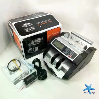 Лічильна машинка Bill Counter 2040v UV/MG &bull; Лічильник банкнот з ультрафіолетовою та магнітною детекцією, фасуванням і виносним дисплеєм