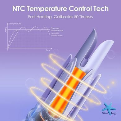 Автоматическая плойка AND KM-2063 1000W &bull; Электрический стайлер для завивки волос, создания локонов, волн и домашней укладки