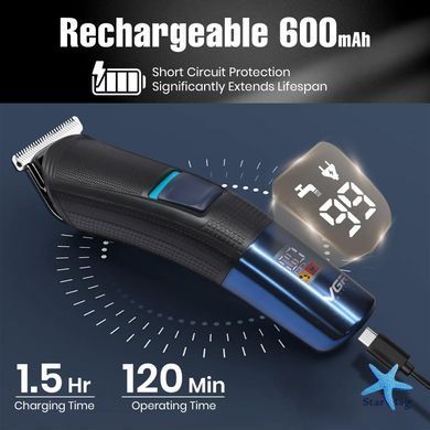 Профессиональный триммер для стрижки VGR V-108 10 в 1 ∙ Набор для стрижки VGR V-108 волос