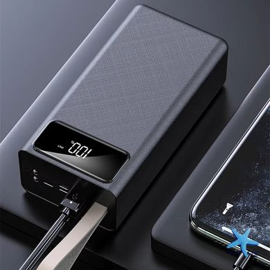 Зовнішній акумулятор K-320 30000 mAh з дисплеєм та ремінцем · Power Bank Повербанк Павербанк