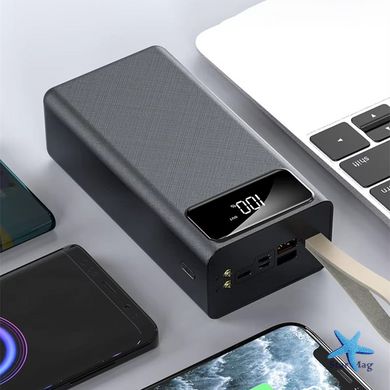 Внешний аккумулятор K-320 30000 mAh с дисплеем и ремешком · Power Bank Повербанк Павербанк