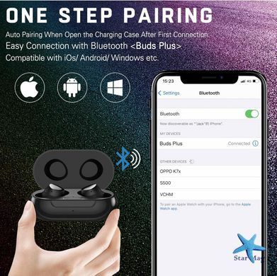 Беспроводные Bluetooth-наушники MDR HBQ SE6 TWS ∙ Наушники TWS HBQ SE6 беспроводные легкие кристально чистый звук