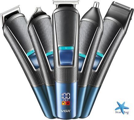 Профессиональный триммер для стрижки VGR V-108 10 в 1 ∙ Набор для стрижки VGR V-108 волос