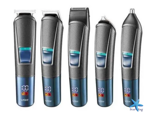 Профессиональный триммер для стрижки VGR V-108 10 в 1 ∙ Набор для стрижки VGR V-108 волос