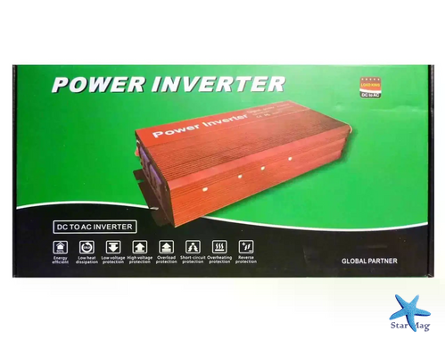Инвертор 5 CORE UN-3060 4000W 12V &bull; Преобразователь напряжения 5 CORE UN-3060 12V-220V 1700 Вт для автомобиля и автономного питания