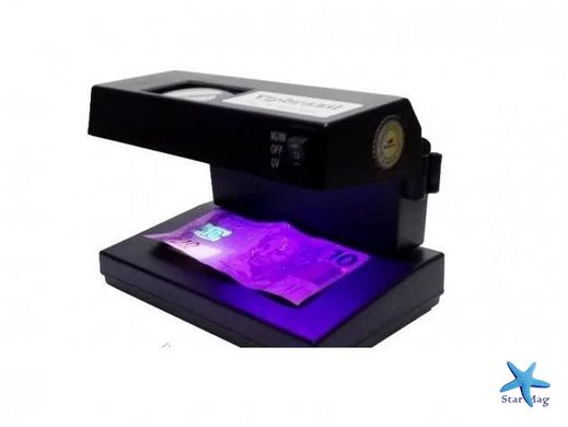 Ультрафиолетовый автоматический детектор валют 118AB машинка с уф лампой для проверки денег купюр от сети
