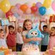 Інтерактивна м&rsquo;яка іграшка BB1882F-89 синя зі штучним інтелектом &bull; Розмовляюча AI-іграшка з LED-очима для дітей