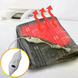 Электропростынь Electric Blanket 150&times;120 см с подогревом, серая клетчатая &bull; Электрическая простынь Electric Blanket 150&times;120 см с 2 режимами для кровати и дачи