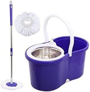 Швабра с ведром вращающаяся на 360&deg; Rotary Mop Wash X ∙ Турбо-швабра 360&deg; Rotary Mop Wash X с отжимом