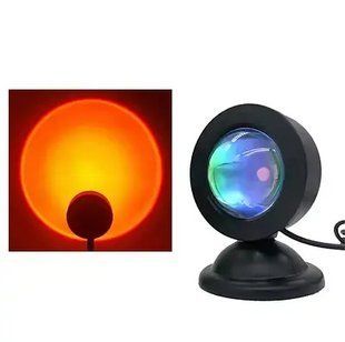 Лампа атмосферного освещения Sunset Red &bull; LED светильник с эффектом закатного солнца