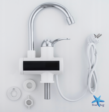 Водонагреватель WATER HEATER RX-002 &bull; Проточный электрический водонагреватель с ЖК-дисплеем для кухни ванной и гаража