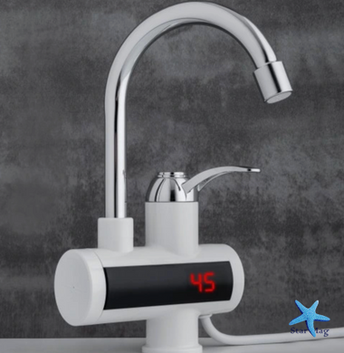 Водонагреватель WATER HEATER RX-002 &bull; Проточный электрический водонагреватель с ЖК-дисплеем для кухни ванной и гаража