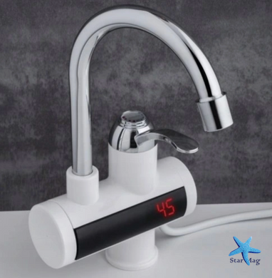 Водонагреватель WATER HEATER RX-002 &bull; Проточный электрический водонагреватель с ЖК-дисплеем для кухни ванной и гаража