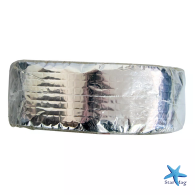 Сверхпрочная алюминиевая клейкая лента 10 м 10 см &bull; Армированная лента с алюминиевым покрытием для герметизации, фиксации и ремонтных работ