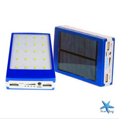 Power Bank Solar 30000 mAh с солнечной панелью и LED лампой CG09 PR3