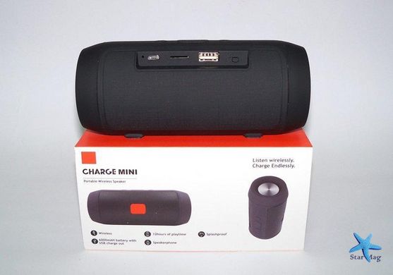 Портативна музична колонка Charge mini Bluetooth блютуз MP3 FM