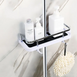 Полка для ванной комнаты Shower Rack Регулируемая стойка для душа с держателем шланга и крючками