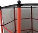 Детский батут Just Fun 140&times;160 см красный с внутренней защитной сеткой &bull; Батут-манеж Just Fun для детей, дома, дачи, улицы и активных игр красный