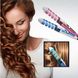Профессиональная спиральная плойка Nova NHC-5377 для завивки волос | Упругие локоны | Керамическая плойка