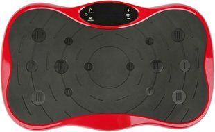 Виброплатформа для похудения Minexo VIBRO SLIM SHAPER PRO RED с пультом ДУ и эспандерами ∙ Тренажер-виброплатформа VIBRO SLIM SHAPER PRO для занятий спортом