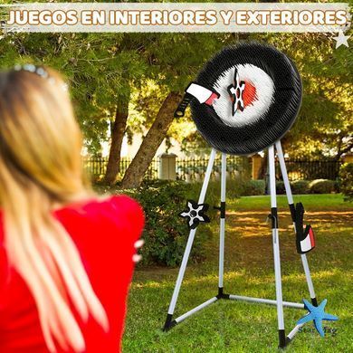 Безопасный метательный дартс для детей и взрослых ∙ Набор для игры в дартс 3 топора и 3 звезды