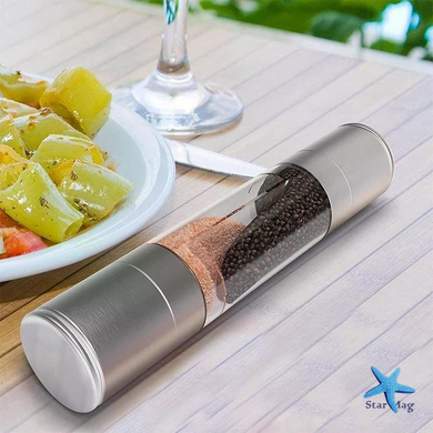 Мельница для специй Duo Grinder Model 1 &bull; Кухонная мельница для соли, перца и приправ для удобного измельчения специй дома и на кухне