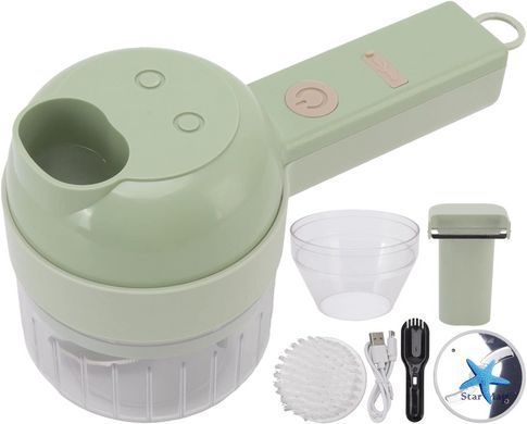Ручний електричний різак для овочів 4 в 1 ∙ Електричний подрібнювач Food Chopper Catling