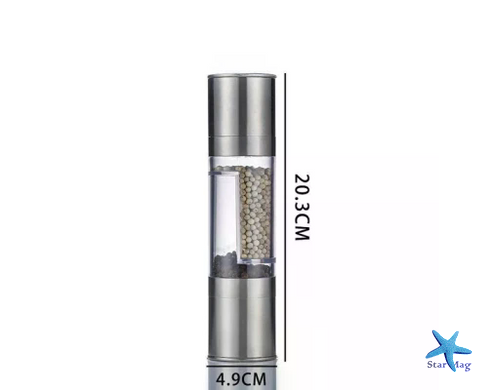 Мельница для специй Duo Grinder Model 1 &bull; Кухонная мельница для соли, перца и приправ для удобного измельчения специй дома и на кухне