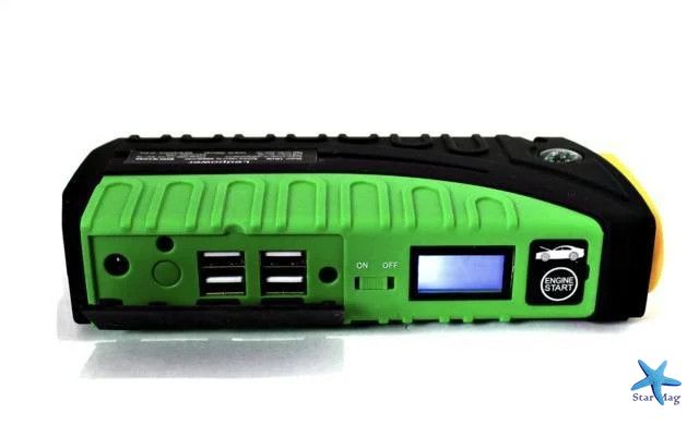 Пускозарядное устройство JUMPSTARTER TM19F ∙ Пусковая зарядка зарядное устройство для аккумулятора авто 68800 mAh ∙ 300/600A